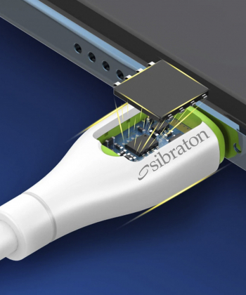 کابل تبدیل USB به لایتنینگ سیبراتون مدل S405i طول 1.1 متر
