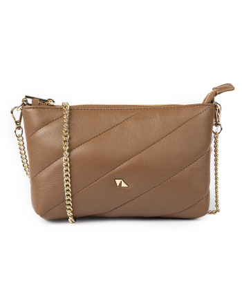 کیف دوشی زنانه چرم طبیعی چرم مشهد Mashad Leather مدل S0173