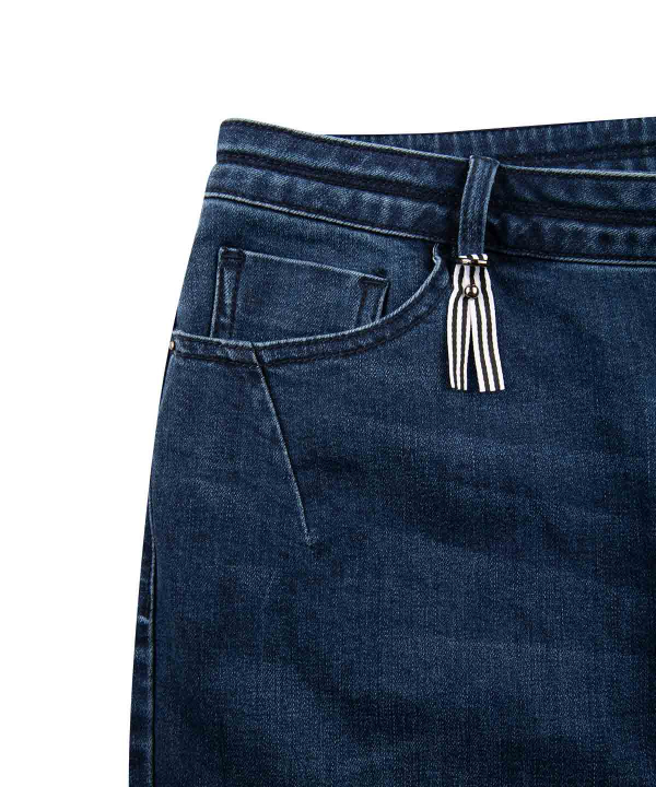 شلوار جین زنانه کشی طرح سنگشور جین وست Jeanswest