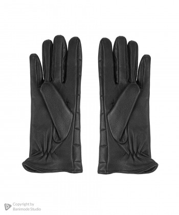 دستکش زنانه زنانه چرم طبیعی چرم مشهد Mashad Leather مدل R0193