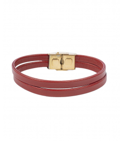 دستبند  چرم طبیعی بیسراک Bisrak کدLeatherBracelet-111