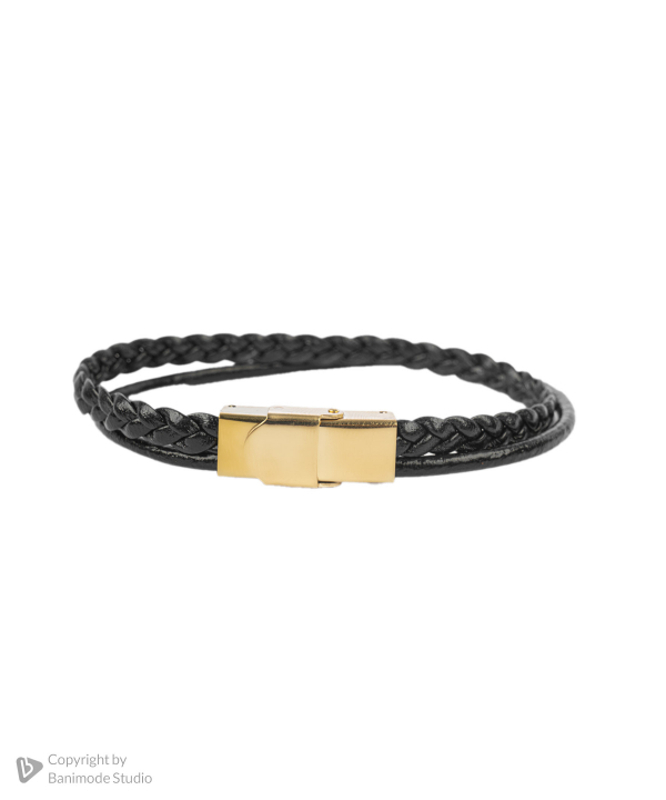 دستبند چرم طبیعی بیسراک Bisrak مدل LeatherBracelet-145
