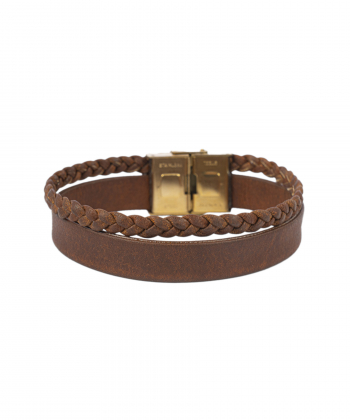 دستبند مردانه بیسراک مدل am-bis-LeatherBracelet-147At