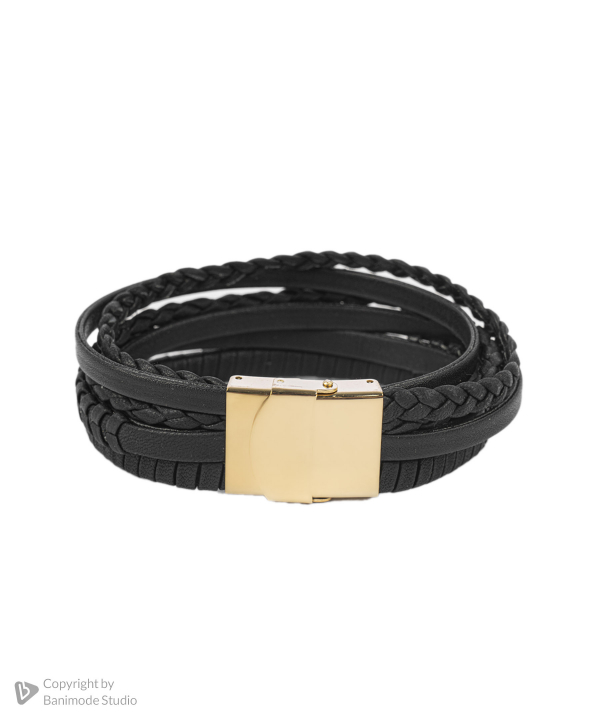 دستبند چرم طبیعی بیسراک Bisrk مدل LeatherBracelet-330At