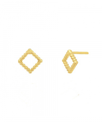 گوشواره مربع میوگلد Mio Gold کد E1515