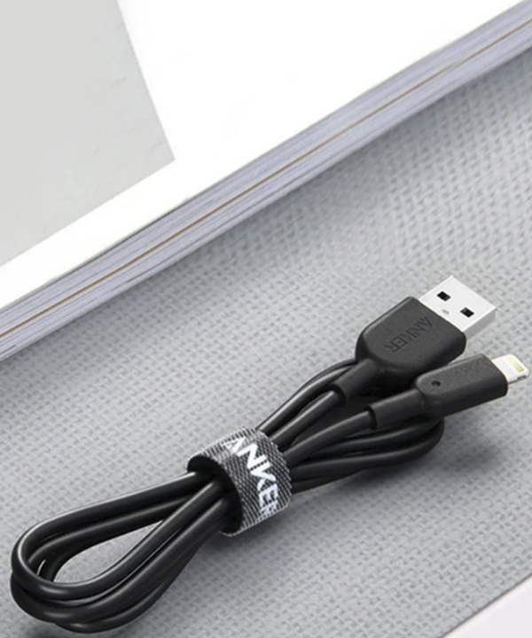 کابل شارژ یو اس بی به لایتنینگ انکر مدل A8432 طول 90 سانتی متر