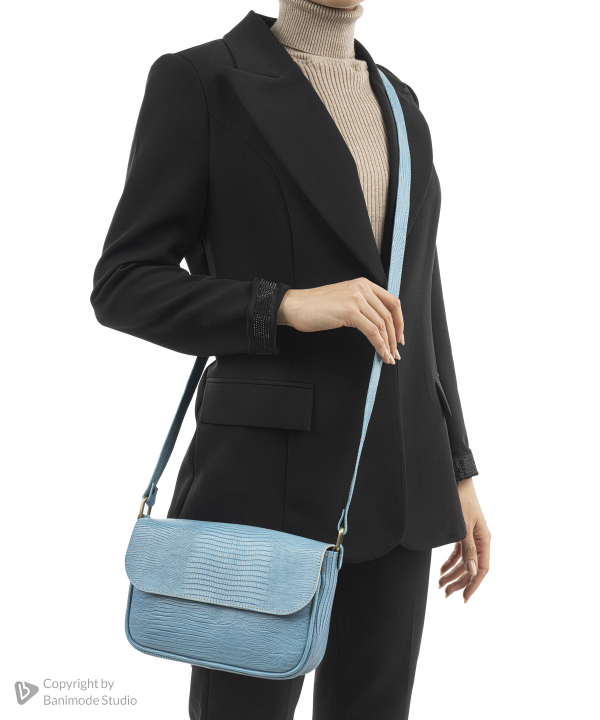 کیف دوشی زنانه چرم طبیعی بیسراک Bisrak مدل NL-CrossbodyW-101L