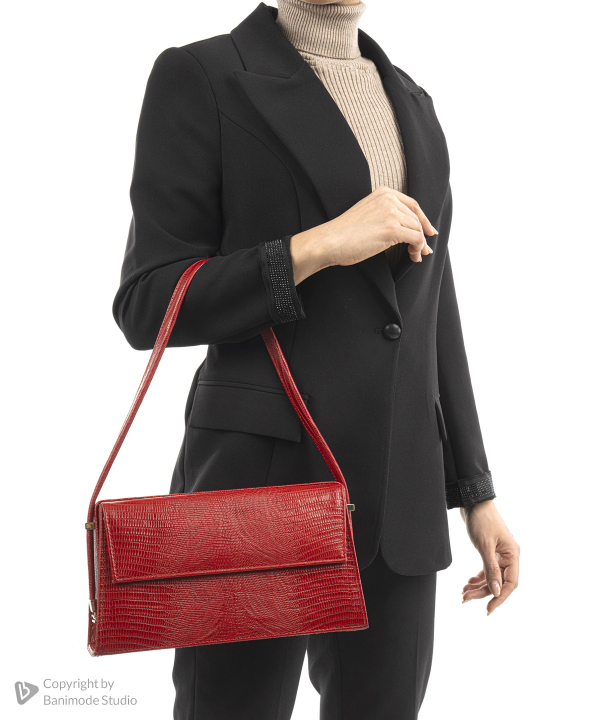 کیف دوشی چرم طبیعی بیسراک Bisrak مدل NL-HandBagW-101L