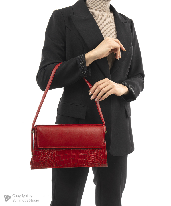 کیف دستی چرم طبیعی بیسراک Bisrak مدل NL-HandBagW-101R
