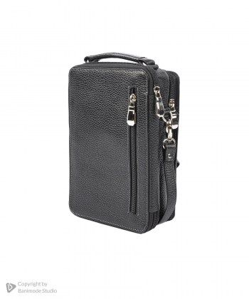 کیف مردانه چرم طبیعی بیسراک Bisrak مدل NL-Crossbody-D6-F