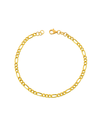 دستبند فیگارو متوسط میوگلد Mio Gold کد BR878