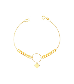 دستبند قلب میوگلد Mio Gold کد BR719