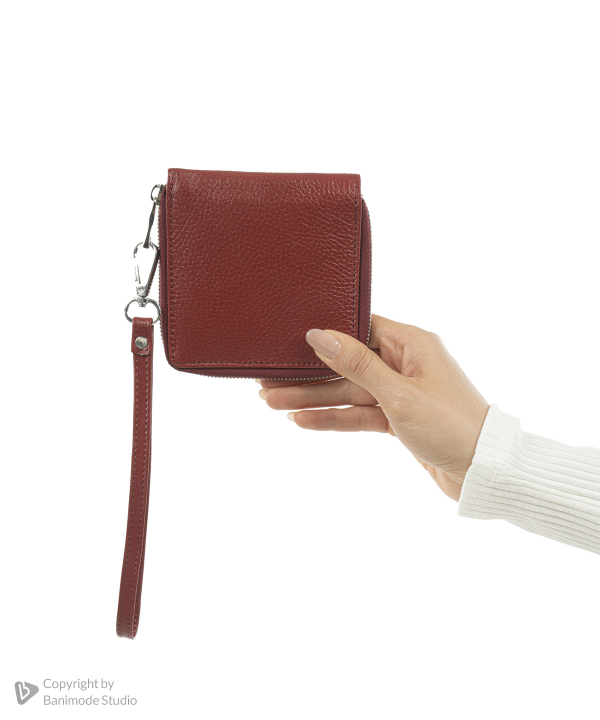 کیف پول چرم طبیعی بیسراک Bisrak مدل NL-HandWallet-Ila-F