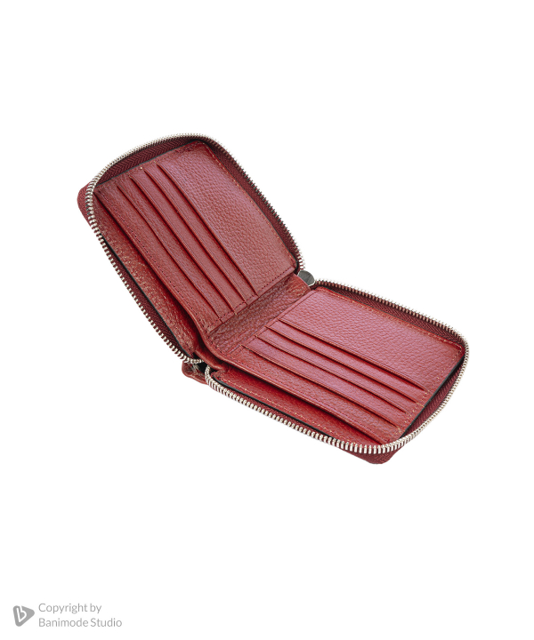 کیف پول چرم طبیعی بیسراک Bisrak مدل NL-HandWallet-Ila-F