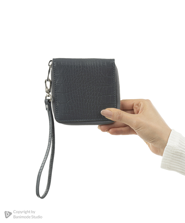 کیف پول چرم طبیعی بیسراک Bisrak مدل NL-HandWallet-Ila-R