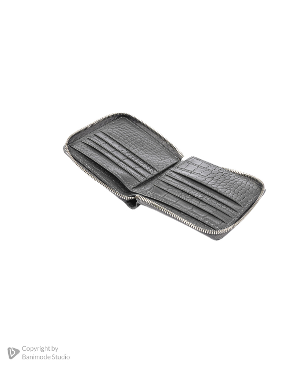 کیف پول چرم طبیعی بیسراک Bisrak مدل NL-HandWallet-Ila-R