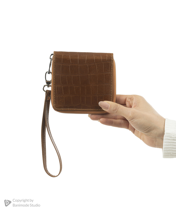 کیف پول چرم طبیعی بیسراک Bisrak مدل NL-HandWallet-Ila-PR