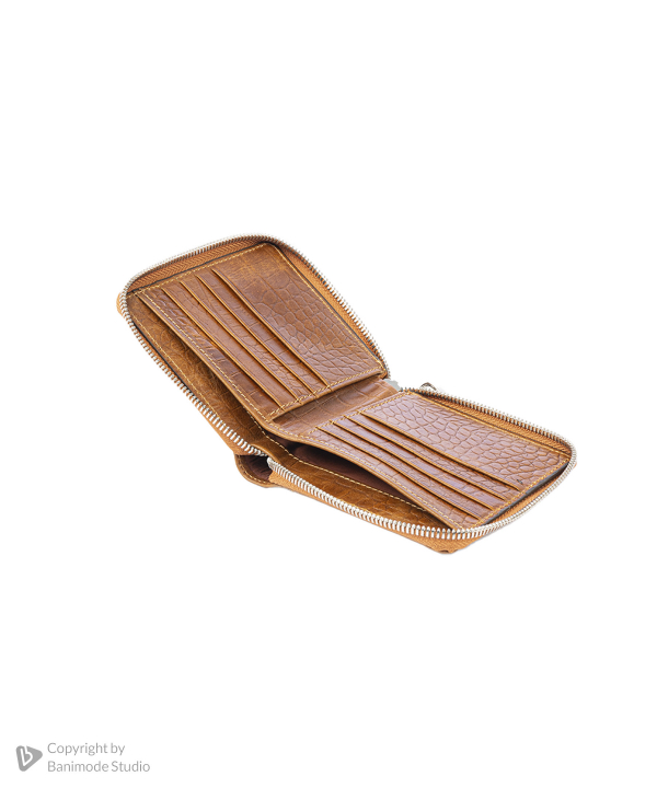 کیف پول چرم طبیعی بیسراک Bisrak مدل NL-HandWallet-Ila-PR