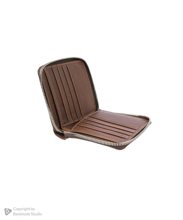 کیف پول چرم طبیعی بیسراک Bisrak مدل NL-HandWallet-Ila-CH