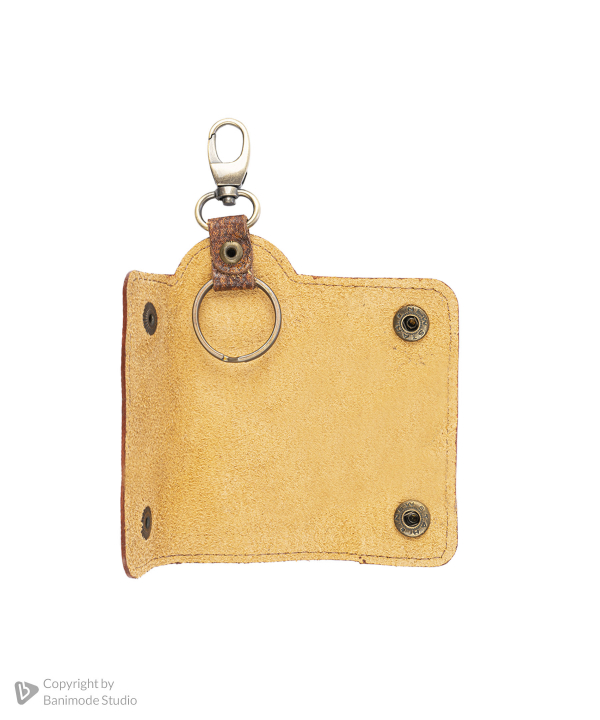 جاکلیدی چرم طبیعی بیسراک Bisrak مدل KeyHolder-101HL