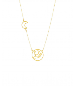 گردنبند ماه میوگلد Mio Gold کد NC1649