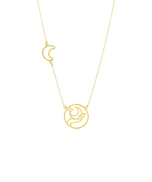 گردنبند ماه میوگلد Mio Gold کد NC1649