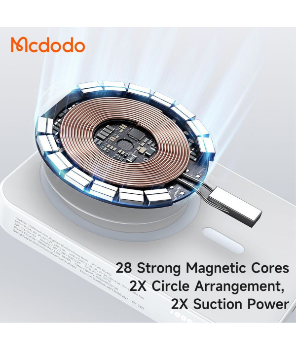 پاوربانک بی‌سیم 10000mAh مک دودو مدل MC-4260