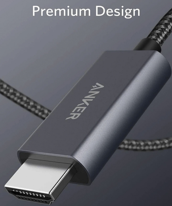 کابل تبدیل USB-C به HDMI 4K انکر مدل A8730 به طول 1.8 متر