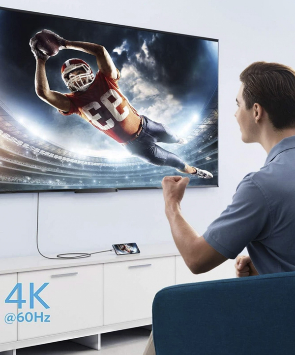 کابل تبدیل USB-C به HDMI 4K انکر مدل A8730 به طول 1.8 متر