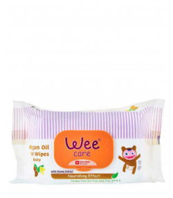 دستمال مرطوب کودک حاوی روغن آرگان وی کر Wee Care بسته 72 عددی