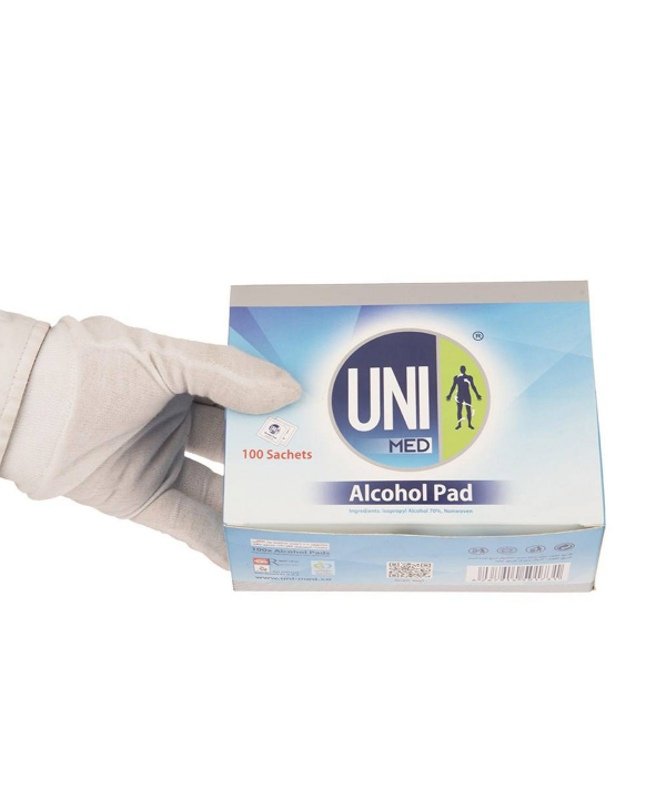 پد الکلی یونی مد Uni Med بسته 100 عددی