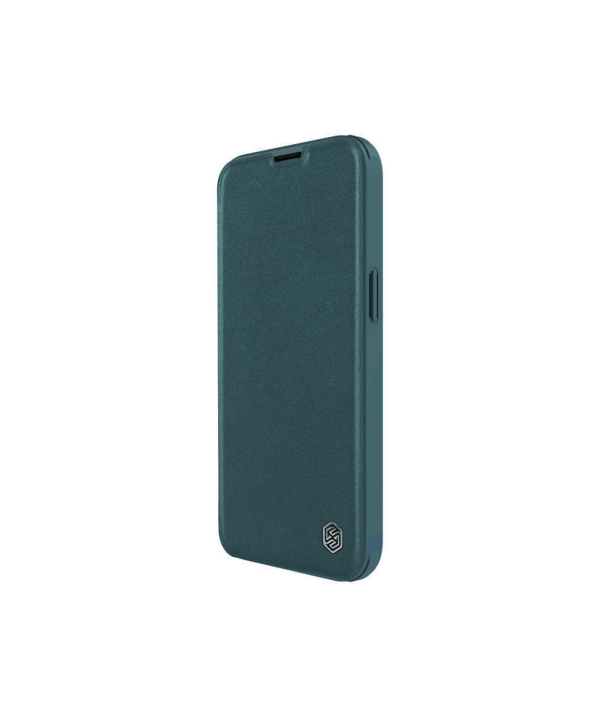 کیف چرمی و پارچه ای آیفون نیلکین Nillkin iPhone 14 Plus Qin Pro Plain Leather + Cloth Case