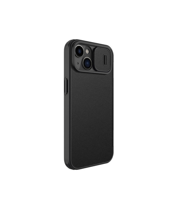 کیف چرمی و پارچه ای آیفون نیلکین Nillkin iPhone 14 Plus Qin Pro Plain Leather + Cloth Case