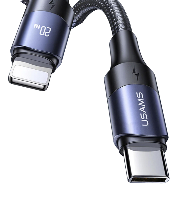 کابل فست شارژ یو اس بی به لایتنینگ یوسامز USAMS US-SJ571 USB to Lightning Fast Charging Data Cable