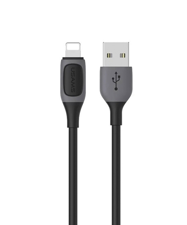 کابل شارژ سریع یواس بی به لایتنینگ یوسامز Usams Us-SJ595 Cable Lighting 2.4A Charging & Data Cable 1M