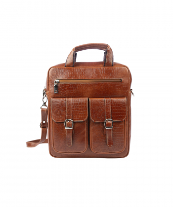 کیف اداری چرم طبیعی مردانه بیسراک مدل 403PR