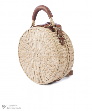 کیف دوشی چرم طبیعی بیسراک  Bisrak کد Wicker-Bag