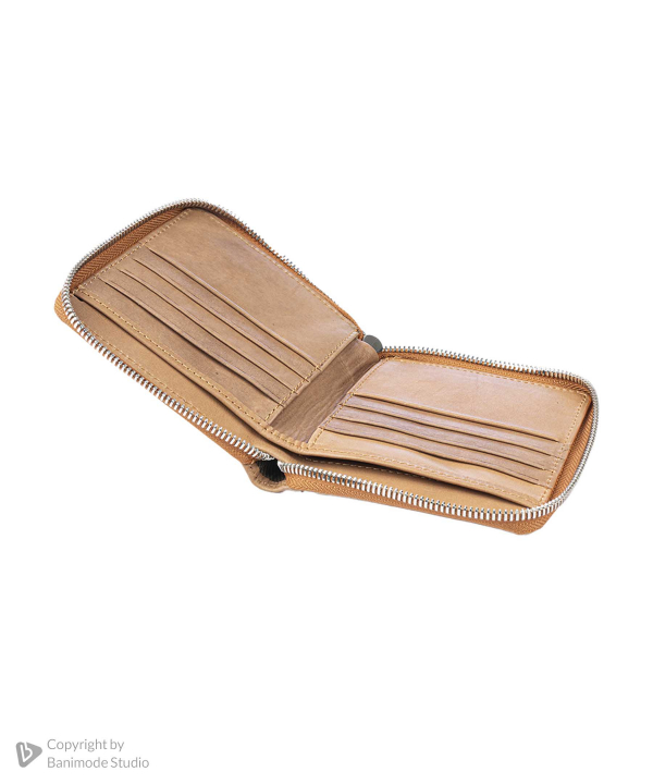 کیف پول چرم طبیعی بیسراک Bisrak مدل NL-HandWallet-Ila-H
