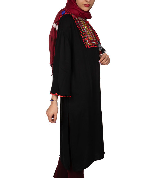 مانتو طرح‌دار زنانه جوتی جینز Jooti Jeans