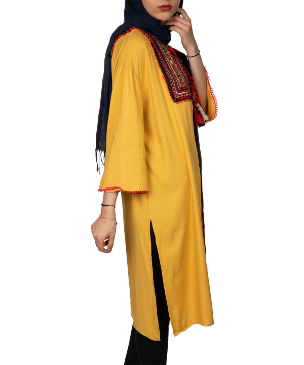 مانتو طرح دار زنانه جوتی جینز Jootijeans