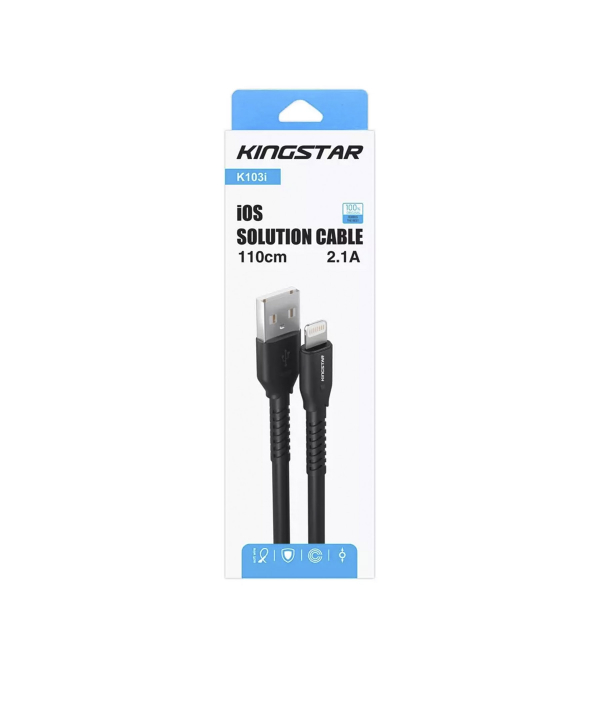 کابل تبدیل USB به MicroUSB کینگ استار مدل k72A طول 1.1 متر