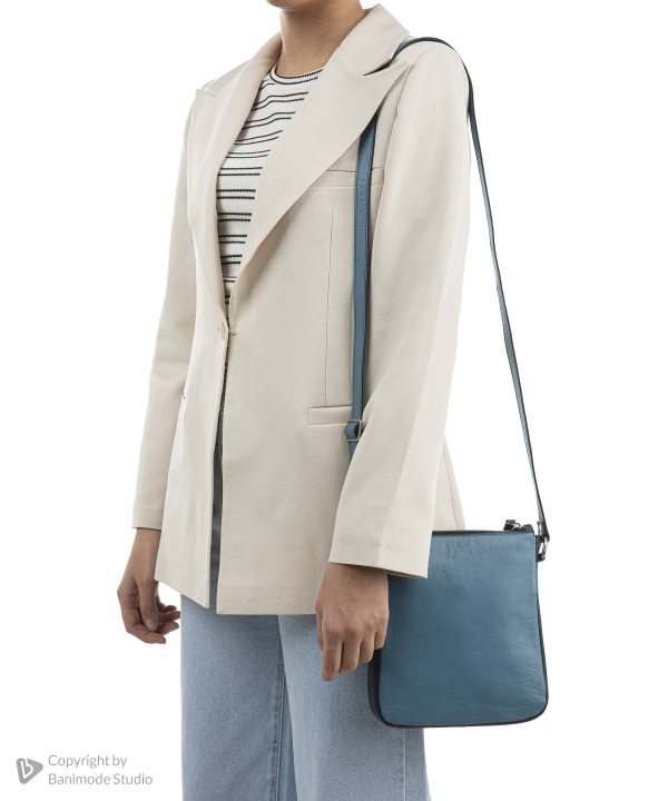 کیف دوشی زنانه چرم طبیعی بیسراک Bisrak مدل NL-CrossbodyW-103-N