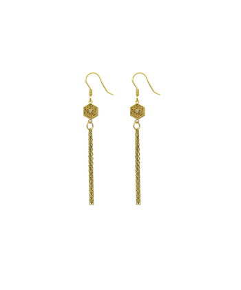 گوشواره طلا 18 عیار زنانه مانچو Mancho مدل efgs029