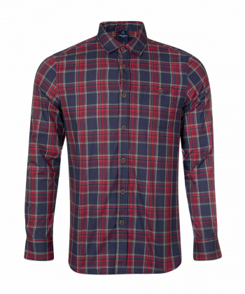 پیراهن آستین بلند مردانه چهارخانه جوتی جینز Jootijeans