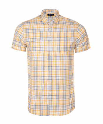 پیراهن مردانه چهارخانه جوتی جینز Jootijeans