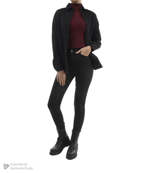 شومیز آستین بلند زنانه جوتی جینز JootiJeans کد 43731320
