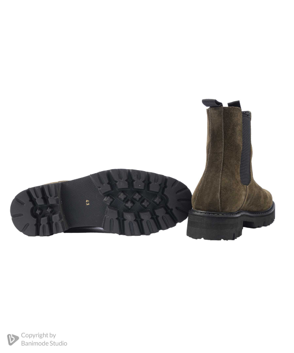 بوت مردانه چرم طبیعی چرم مشهد Mashad Leather مدل J6302