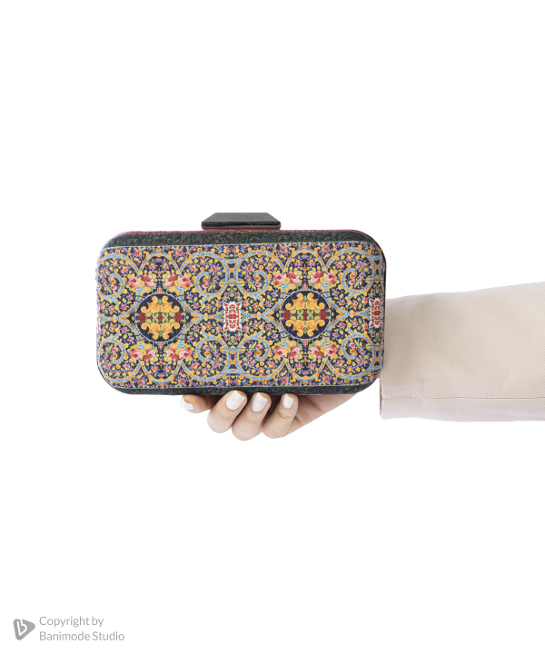 کیف زنانه قلم فلزی Ghalamfelezi کد cluchsilver24