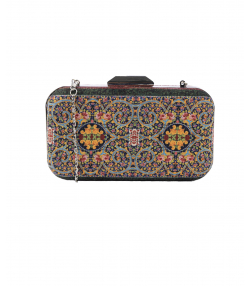 کیف زنانه قلم فلزی Ghalamfelezi کد cluchsilver24