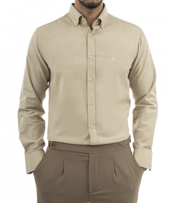 پیراهن آستین بلند مردانه زاگرس مدل 10300402